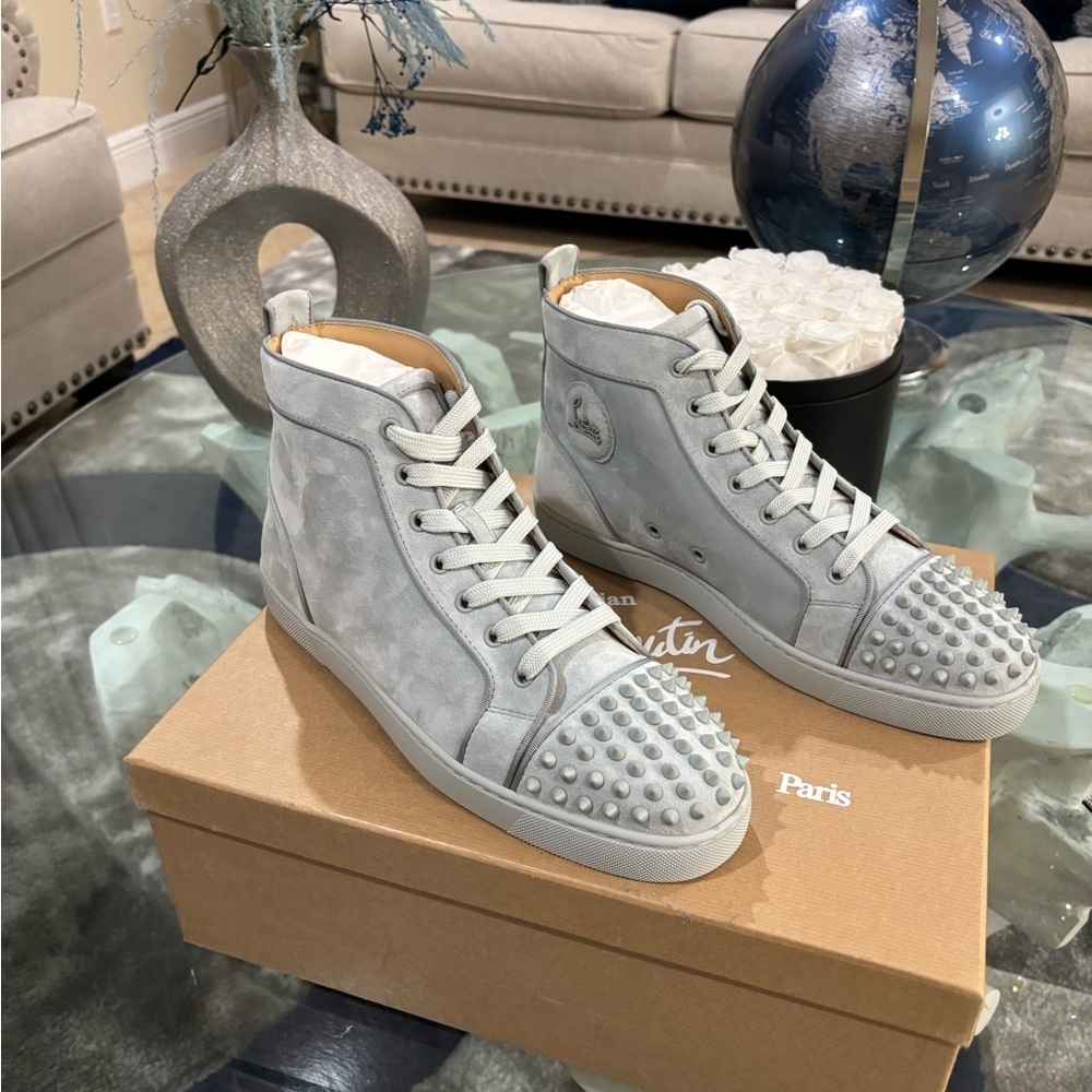 Authentic Christian Louboutin spikes orlato flats Sneakers Retails at $1045 - Picture 4 of 8
